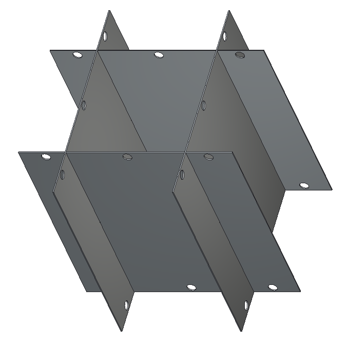 Crystal P24-91D 24" Diameter Aluminum Platform Divider for Stericon C-91D Canister Frames