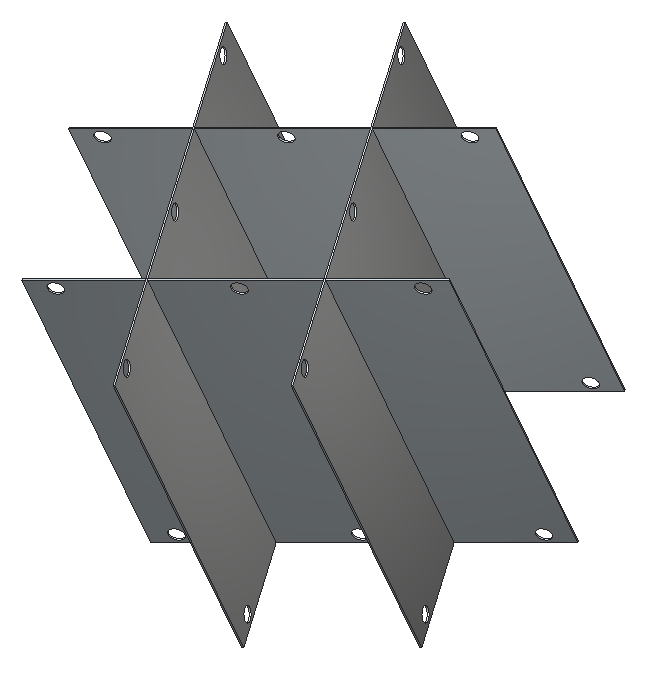 Crystal P24-DF200 24" Diameter Aluminum Platform Divider for Gambro C-DF-200 Canister Frames