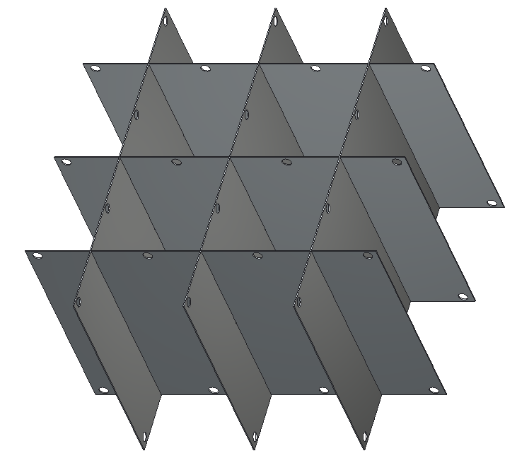 Crystal P39-7005 39" Diameter Aluminum Platform Divider for Chartermed C-7005 Canister Frames