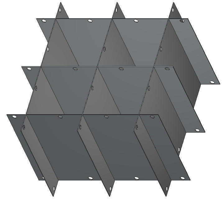 Crystal P39-91D 39" Diameter Aluminum Platform Divider for Stericon C-91D Canister Frames