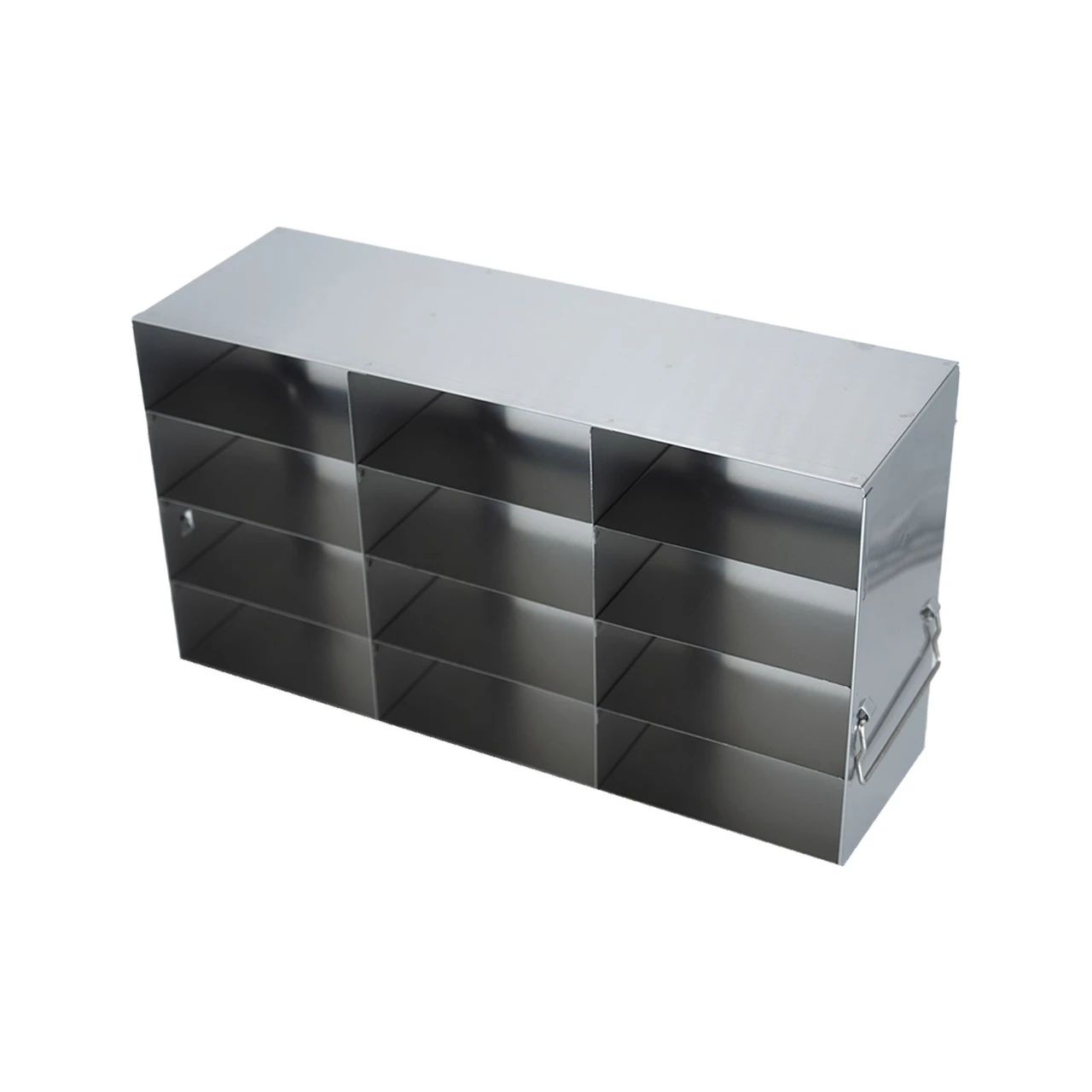 Crystal UF-342-W-81 Upright Freezer Rack with 2" Boxes & 81-Cell Dividers Included