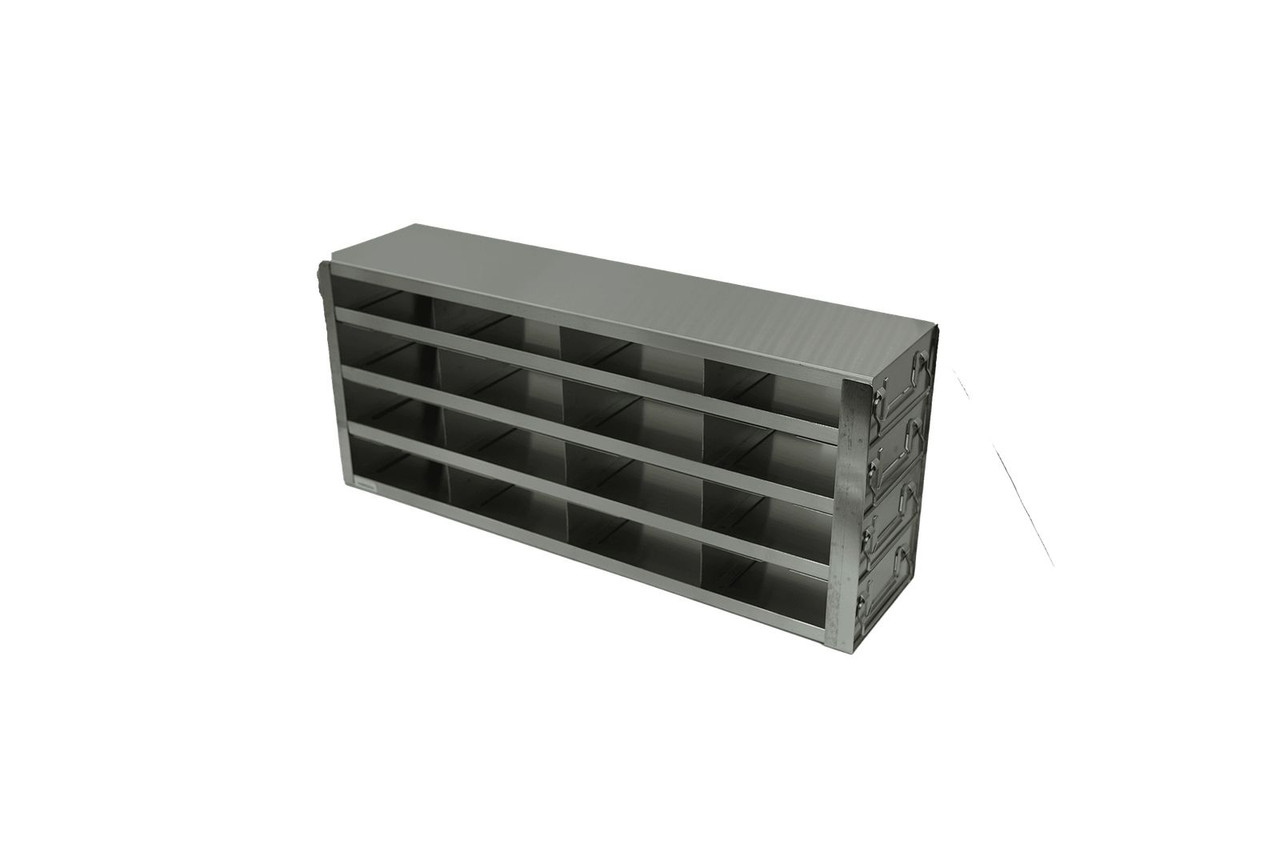 Crystal UFD-442-W-81 Upright Freezer Drawer Rack with 2" Boxes & 81-Cell Dividers Included