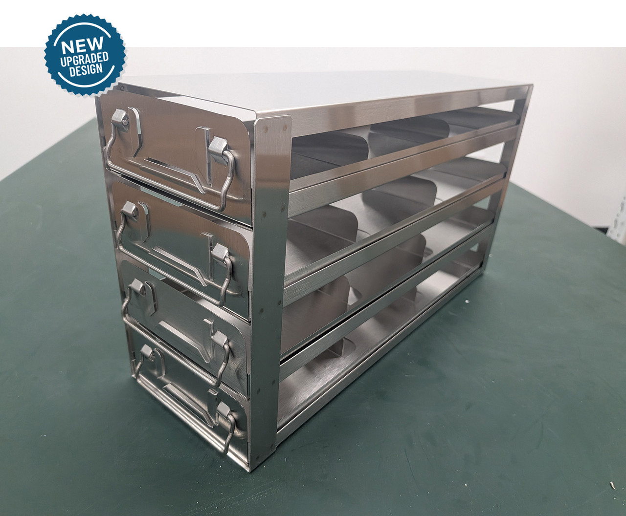Crystal UFS-342 Upright Sliding Tray Freezer Rack for 2" Boxes