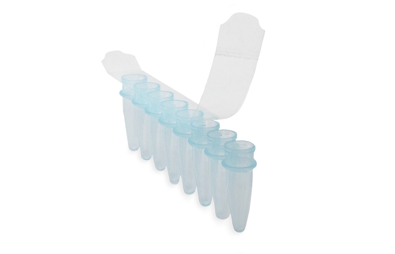 Excel Scientific US-CS1X8-400 EZcap™ PCR FilmStrips™ 1x8 Sealing Strips