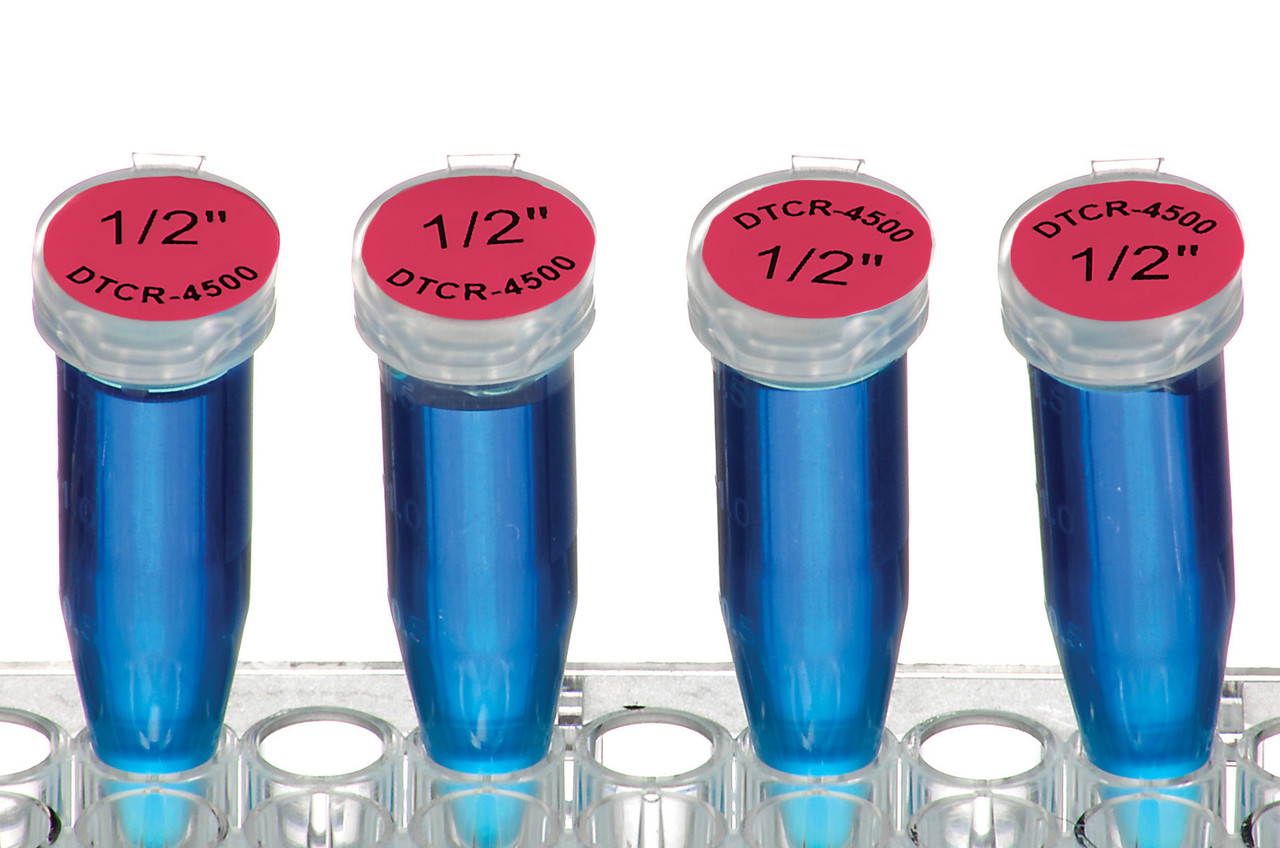 Diversified Biotech DTCR-4500-R Direct Thermal Cryo-Spots Round Labels