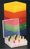 100 Place Freezer Racks with Hinged Lids, Assorted, 5/pack