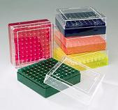 CryoFreezer 81 well Tube Racks, Assorted Colors, 5/pack