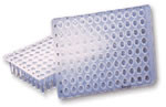 96 Well Standard PCR Plates, Yellow