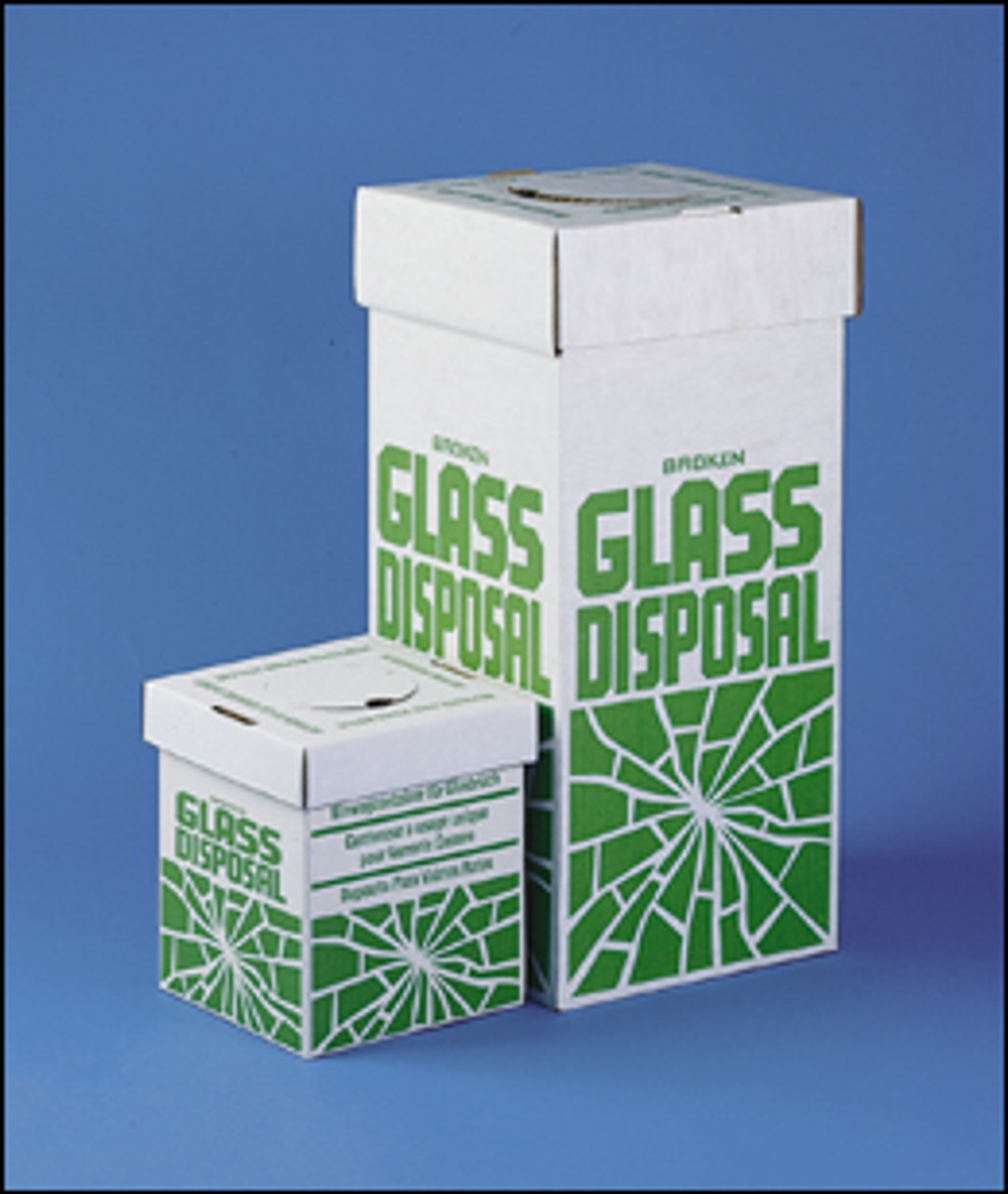 Glass Disposal Bin, Bench Top Model, 6/pack