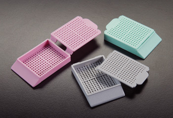 Histosette I -- Biopsy Processing / Embedding Cassettes (30) Peach