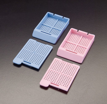 Swingsette -- Biopsy Processing / Embedding Cassettes (Lids and Cassettes Packaged Seperately)Green