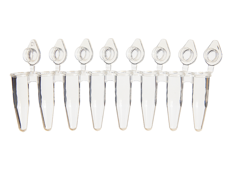 SSI Bio UltraFlux i A-4006 3247-00 0.2mL 8-strip PCR tubes optically clear flat angular caps clear 120 strips per pack
