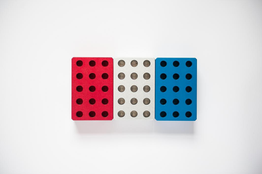 Cryovial Cooler Block, Blue, 1 ea.