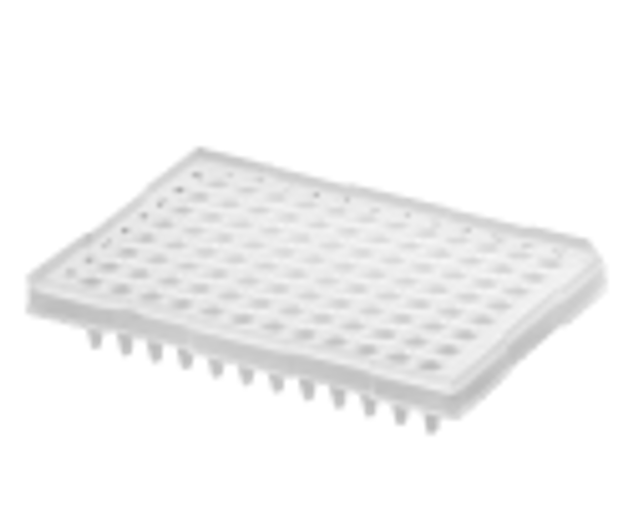 96-Well, Semi Skirt Low Profile Well, Roche LightCycler® type, WHITE, 10/pack