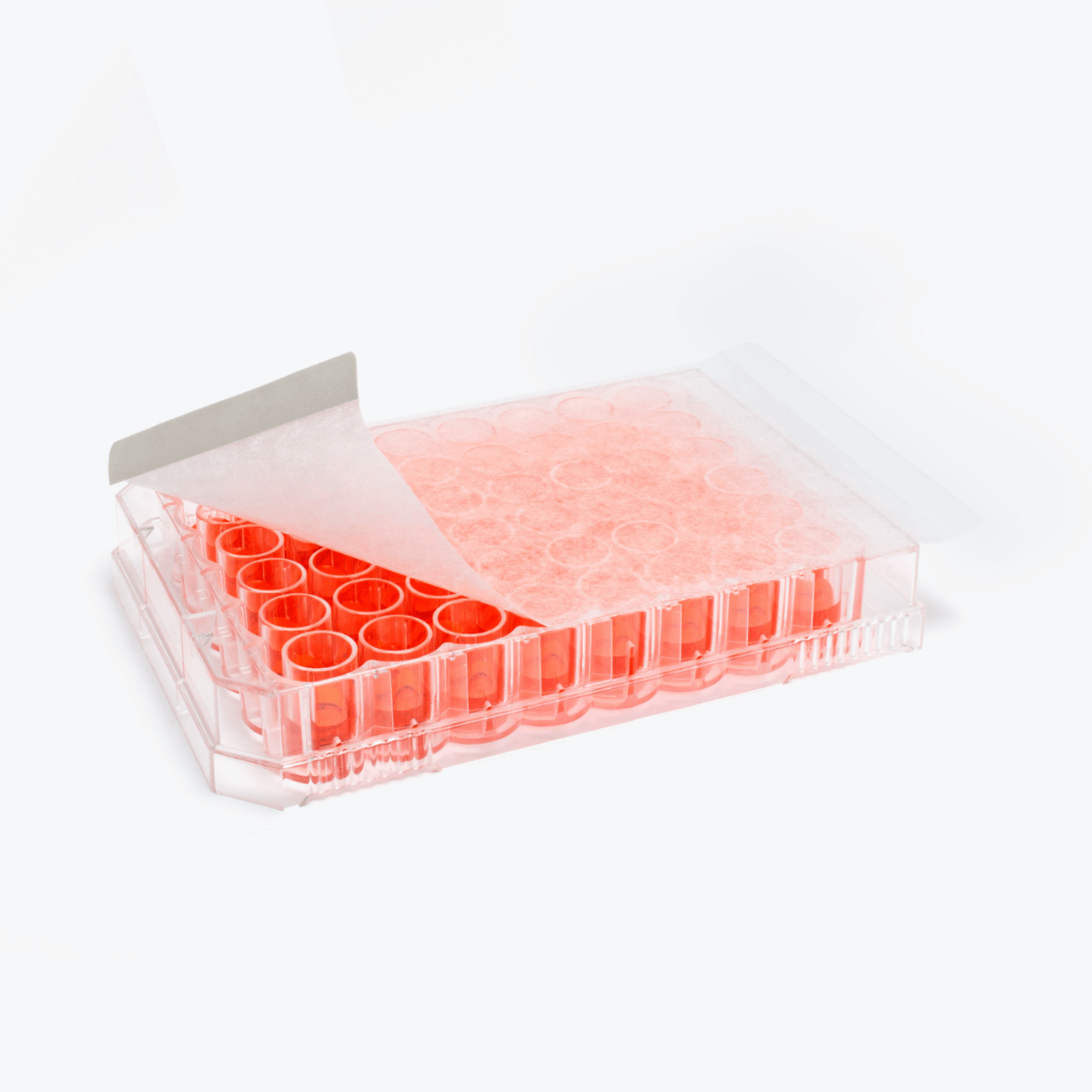 AeraSeal™ Breathable Sealing Film | Hydrophobic Porous Rayon | Cell & Tissue Culture, Bio-Blocks & 96-Well Plates | Non-Sterile | 100/Pack | Cat # B-100