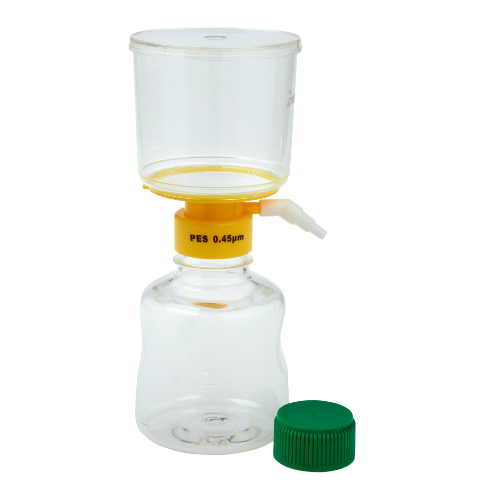CELLTREAT 229703 500mL vacuum filter system 0.45µm PES 90mm membrane sterile clarification 12 per case