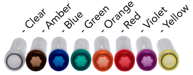 Red Caps for TwistLock Microcentrifuge Tubes, 500/bag