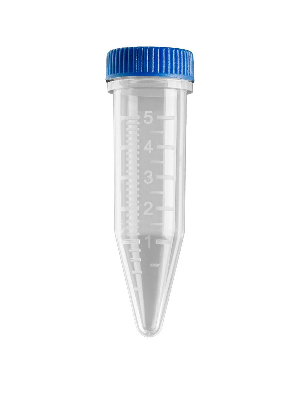 Five-O 5mL Centrifuge Tube, sterile, w/ attached screw caps in foam racks, 200/Pk