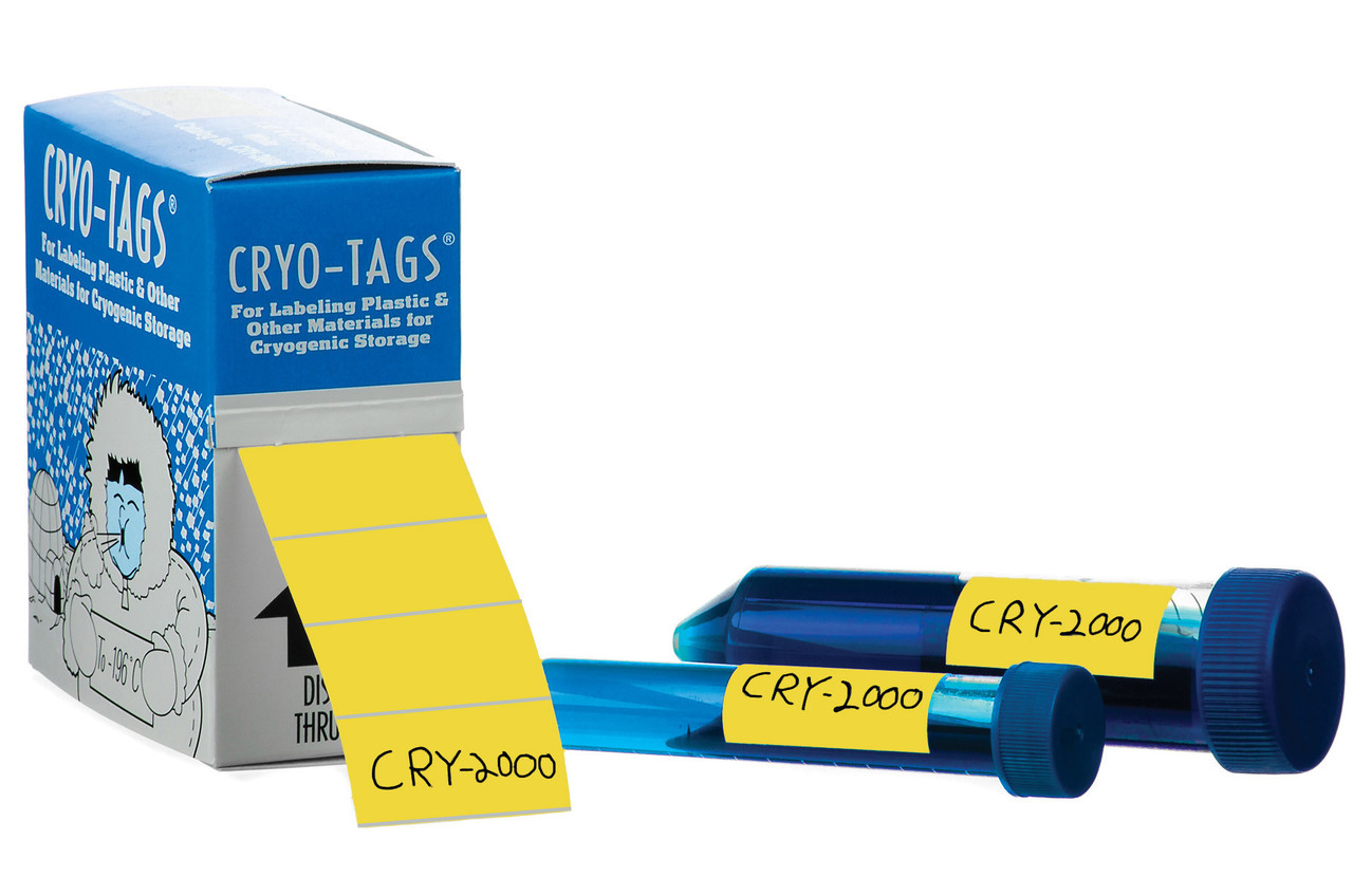Diversified Biotech CRY-2000-Y Cryo-Tags® Cryogenic Labels