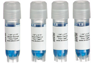 DT Cryo-Tags 1.50 x 0.75"  750/roll - WHITE