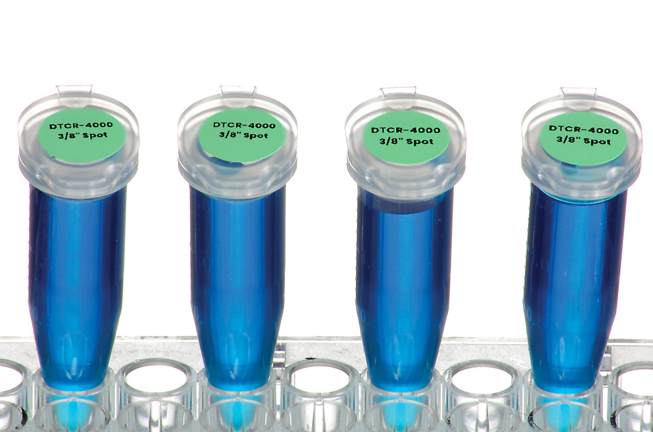 Diversified Biotech DTCR-4000-G Direct Thermal Cryo-Spots Round Labels