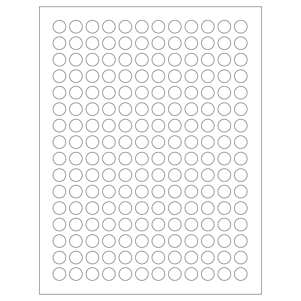 Diversified Biotech SPOT-2000 Laser Tough-Spots® Round Cap Labels