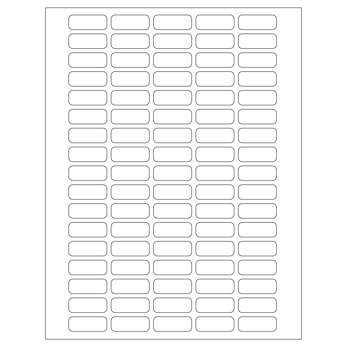 Diversified Biotech TTLW-2016-O Laser Tough-Tags® Sheet Labels