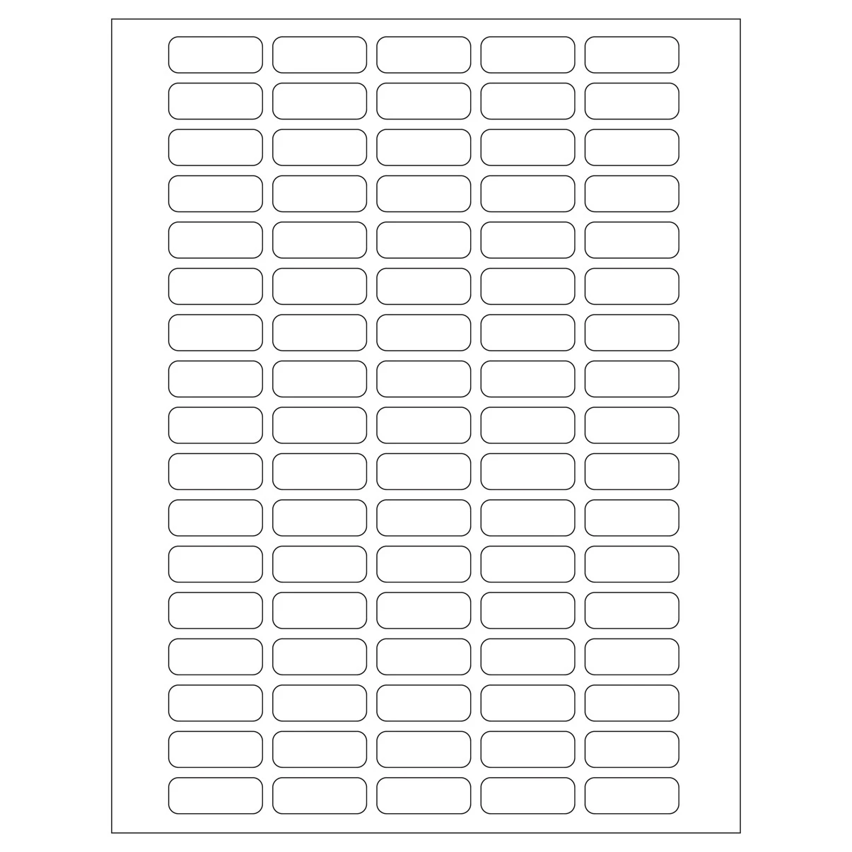 Diversified Biotech TTLW-KK-20 KissCut Laser Tough-Tags® Sheet Labels