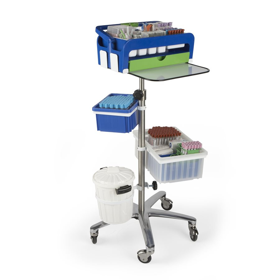 Sample collection cart