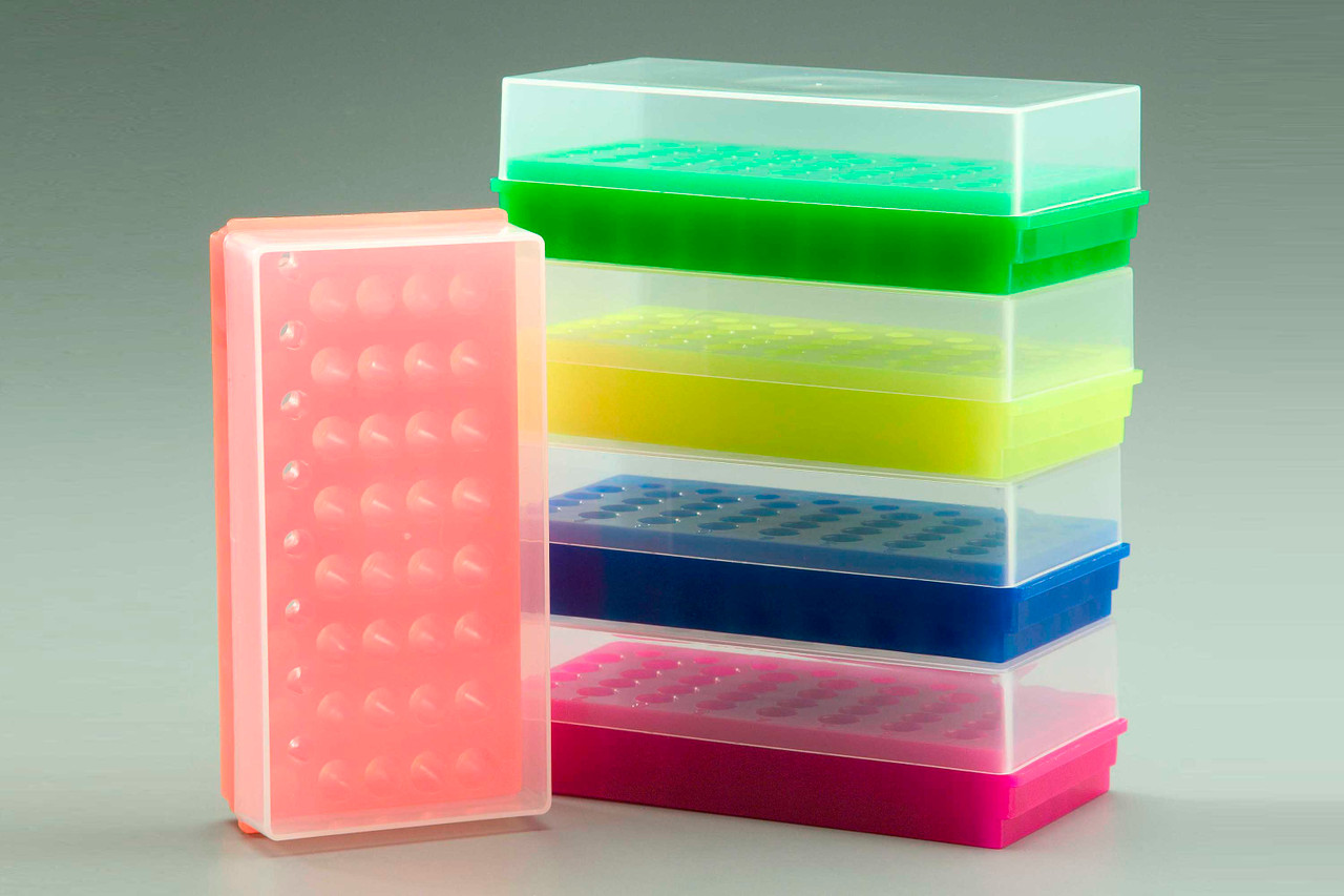 32 Flipper Jr, Tube Rack with Clear Lid, 5/pk (5300-29)