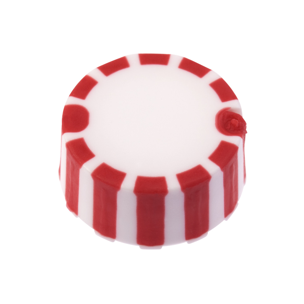 CAP ONLY, Screw Top Micro Tube Cap, Grip Cap With Integrated O-Ring, Red, Non-sterile, 1000/Case