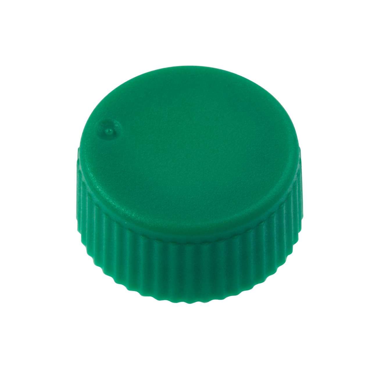 CAP ONLY, Screw Top Micro Tube Cap, O-Ring, Opaque, Green, Non-sterile, 1000/Case