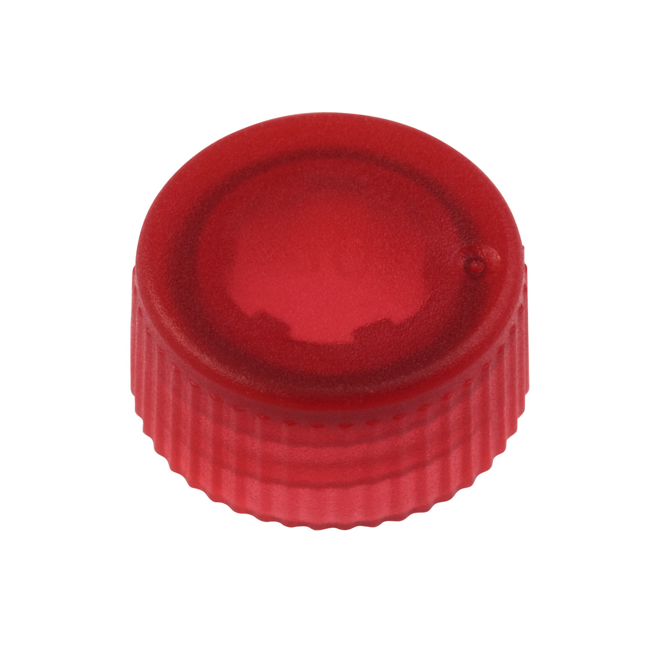 CAP ONLY, Screw Top Micro Tube Cap, O-Ring, Translucent, Red, Non-sterile, 1000/Case