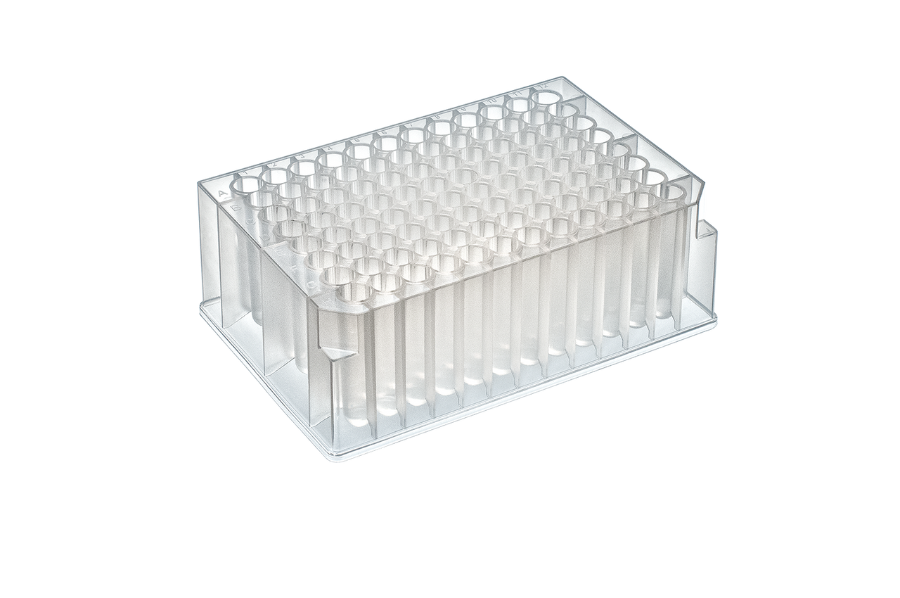 2mL 96-W Deep Well Plate, Round Bottom, Sterile, 5/Pack