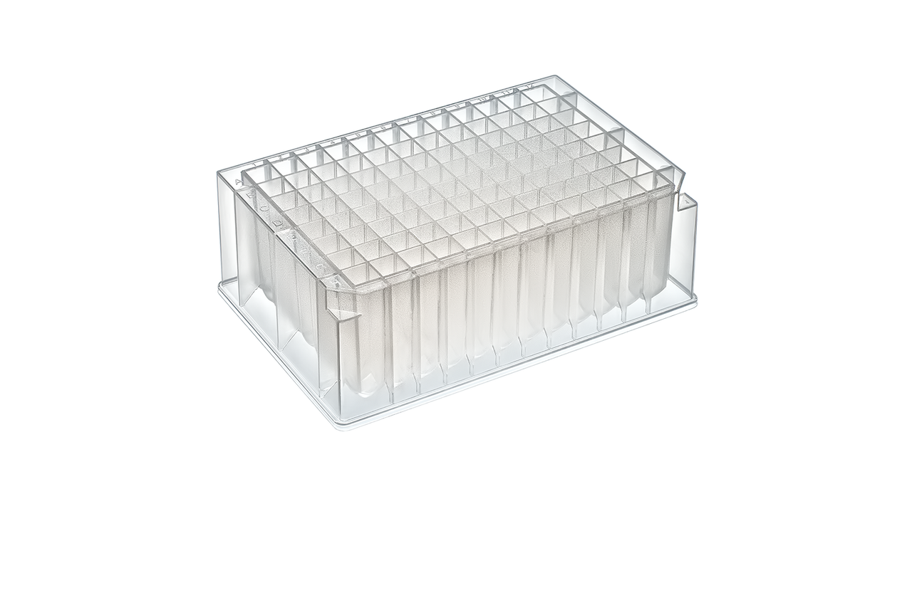 2mL 96-W Deep Well Plate, Square, V-Bottom, 5/Pack