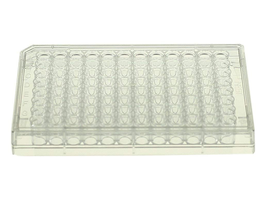 701211 96 Well Cell Culture Plate, V-Bottom, Non-Treated, Sterile, Individually Wrapped, Peelable Film, Case of 100 (100 x 1) | NEST