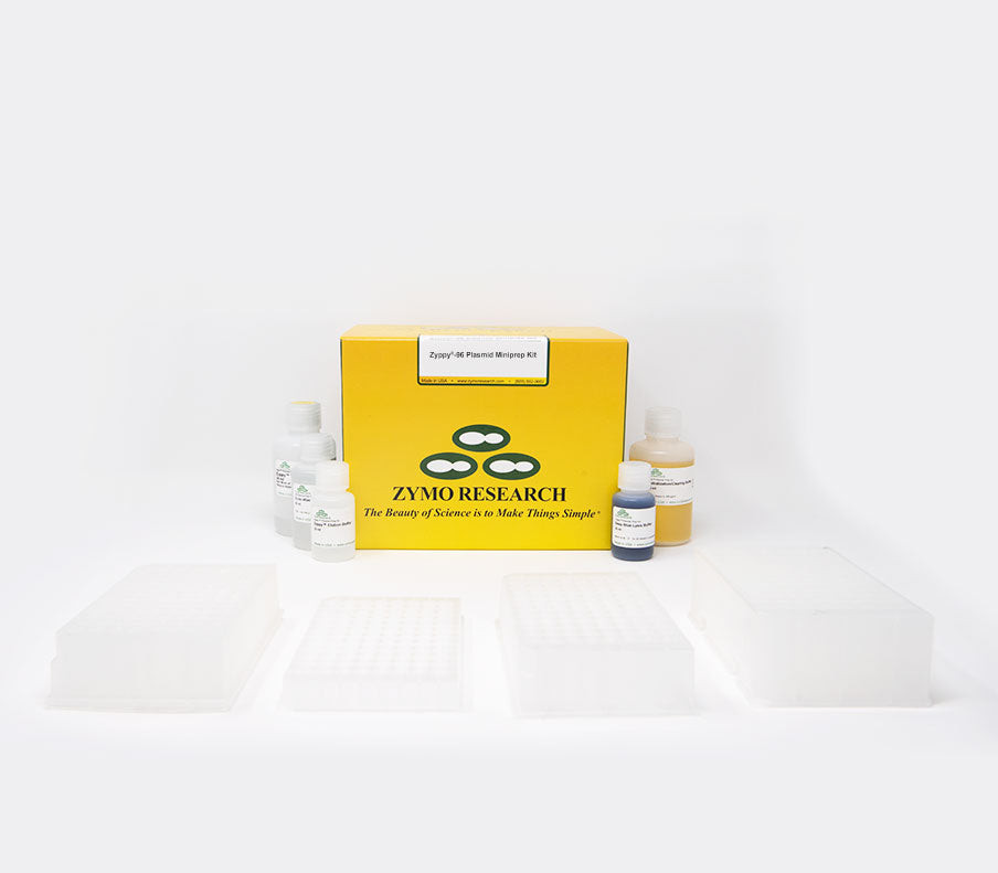 Zymo Research Zyppy™-96 Plasmid Miniprep Kit | High-Throughput 96-Well Pellet-Free Plasmid DNA Isolation | Endotoxin-Free | Up to 10 µg/Well | 2 x 96 Preps | Cat # D4041