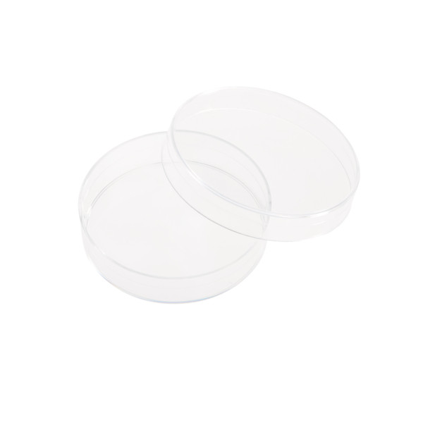 CELLTREAT 60mm x 15mm Tissue Culture Treated Cell Culture Dish, Sterile | Heavy-Duty, Vented Lid | 21 cm² | 7–8 mL | 20/Bag | 500/Case | Cat # 229661
