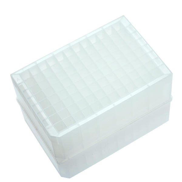 2.0mL 96 Deep Well Storage Plate, PP, Pyramid-Bottom, Non-sterile, 25/CS