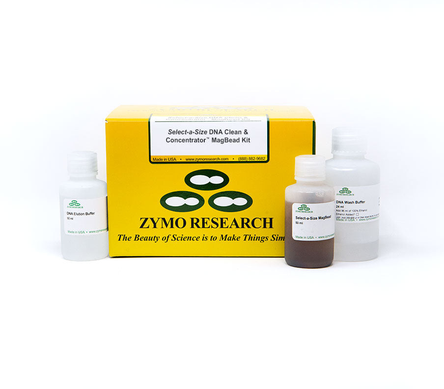 Zymo Research Select-a-Size DNA Clean & Concentrator™ MagBead Kit | Magnetic Bead Size Selection & DNA Cleanup | 50 mL | Cat # D4085