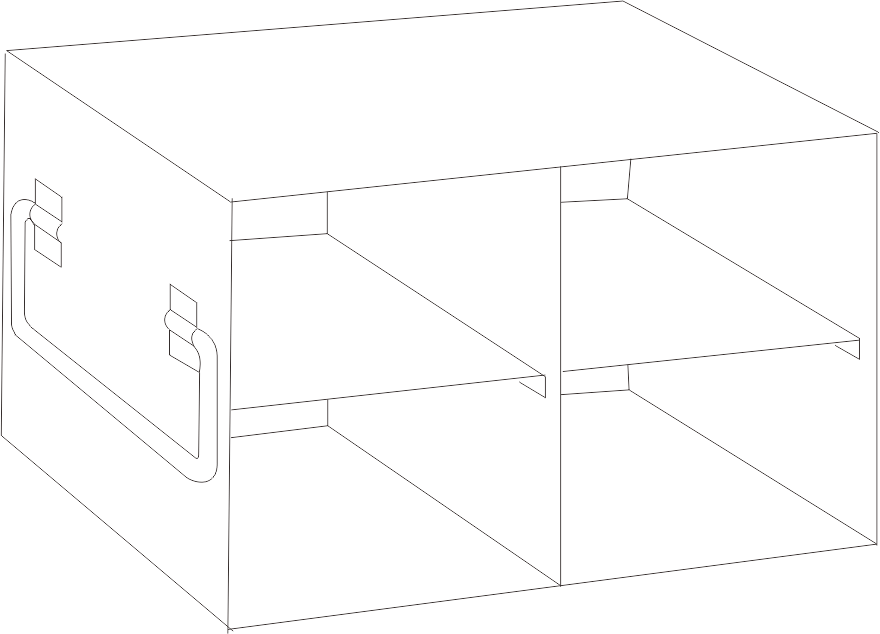 UF-22-L375 Upright Freezer Racks