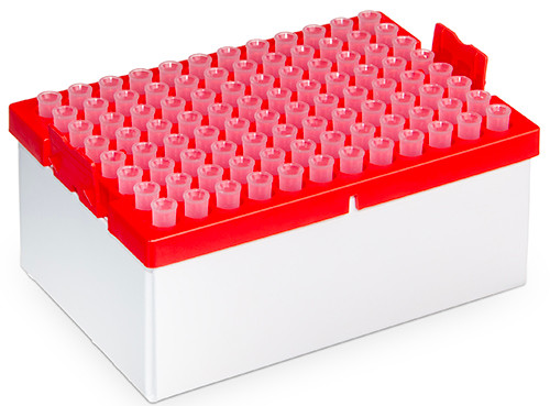 Sorenson™ 87250T HybridRack™ 20ul Extended Length Low Binding Filter Tips, Recyclable Paperboard Rack, Sterile, 960 Tips/Pack, 5 Packs/Case