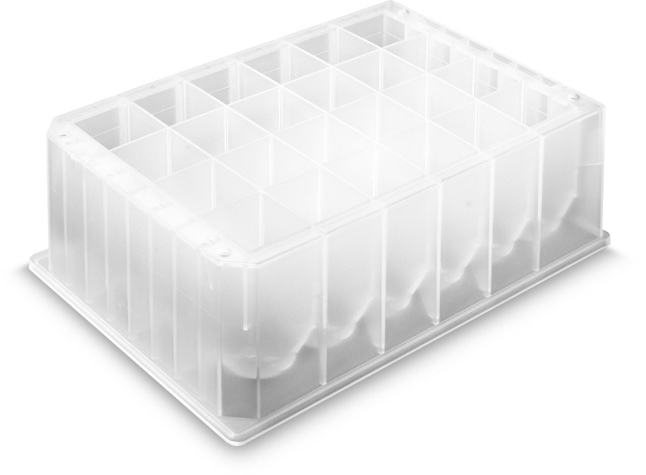 NEST 0.5 ml 96-Well Deep Well Plate, V-Bottom, Round well, sterile, 10/pk, 50/cs