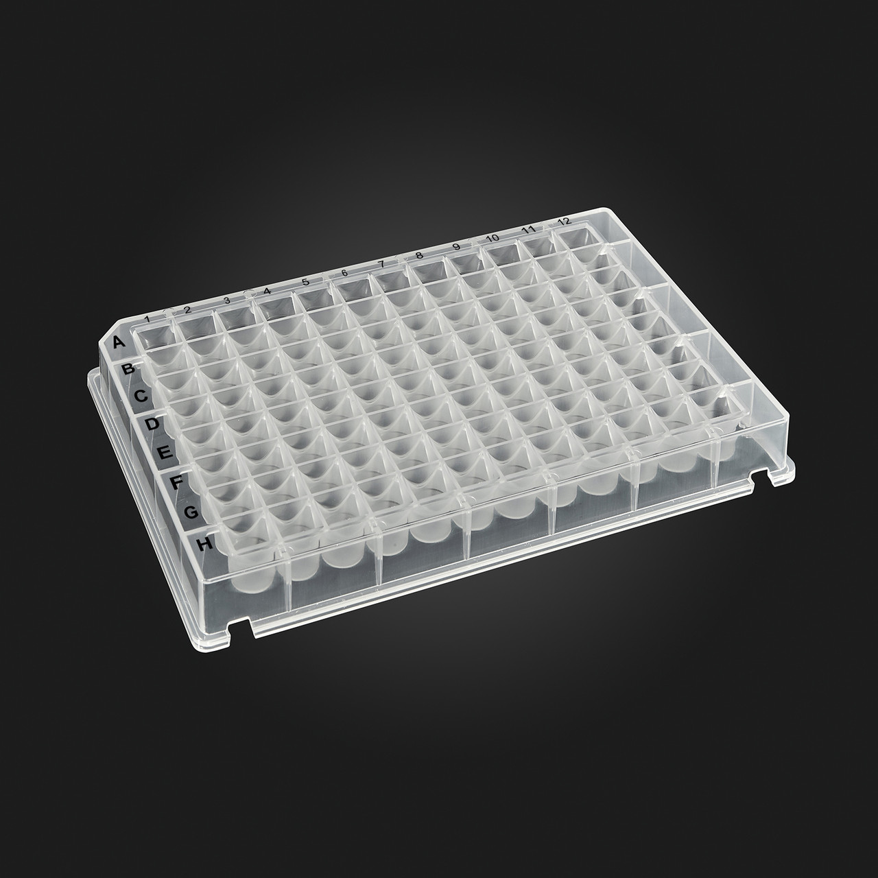 MTC Bio OptiWell D3096-09S 96-well square V-bottom deep well plate 0.5mL sterile 100 per case