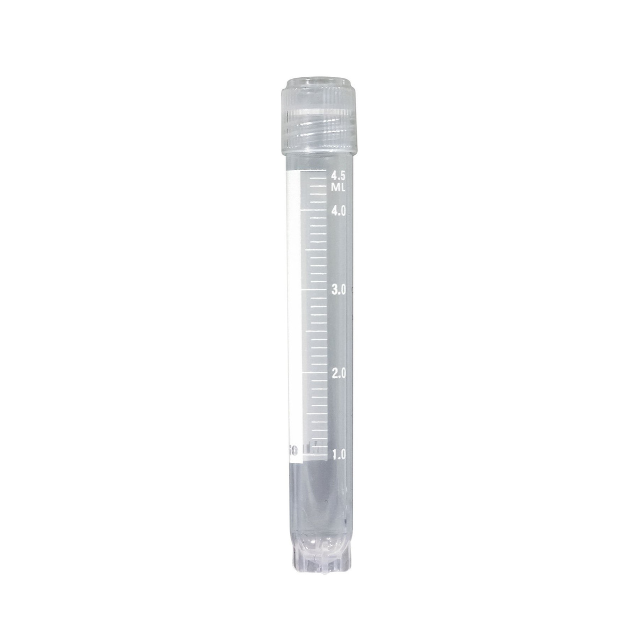Externally Threaded Cryogenic Vials, 5mL, Sterile, Self-Standing | 500/cs | Cat # V3805 MTC Bio