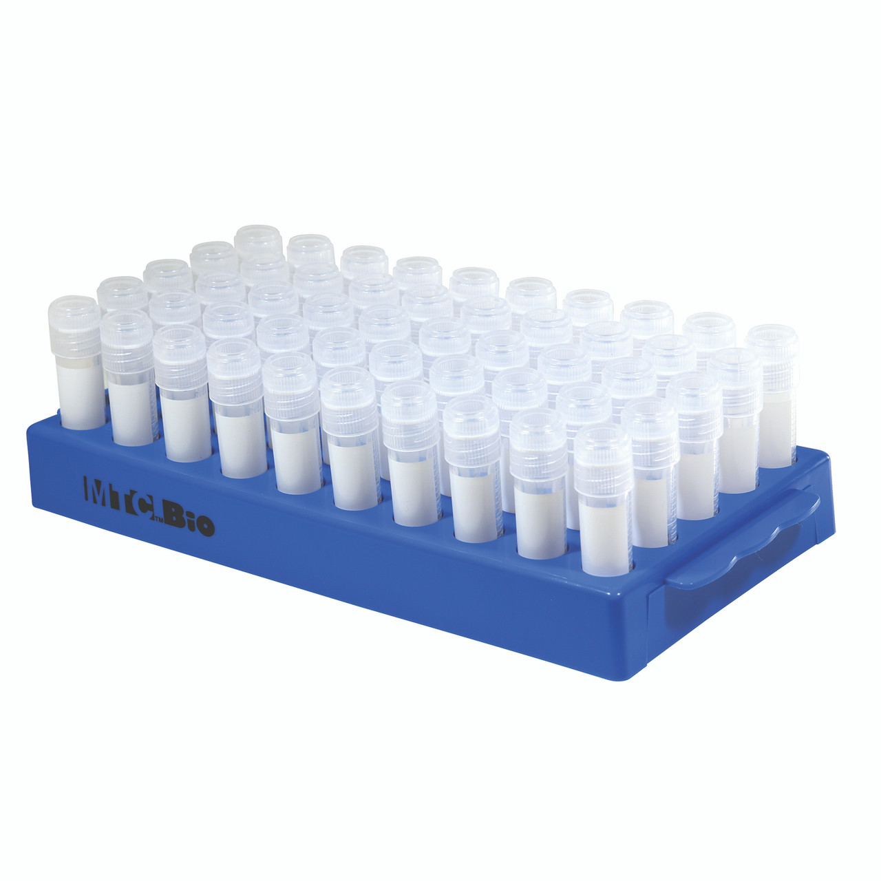 Locking rack for cryogenic vials