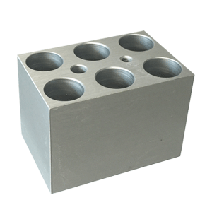 Block, 6 x 5ml conical (17mm diameter)
