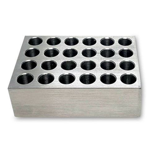 Adapter for 48/4ml PC or PE vials, set of 2, aluminum, requires IPD9600-96