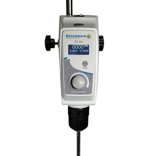 IPS2050-20 Benchmark OS20L Overhead Stirrer, 20 L Capacity, with Stand & 4-Arm Propeller, 120V