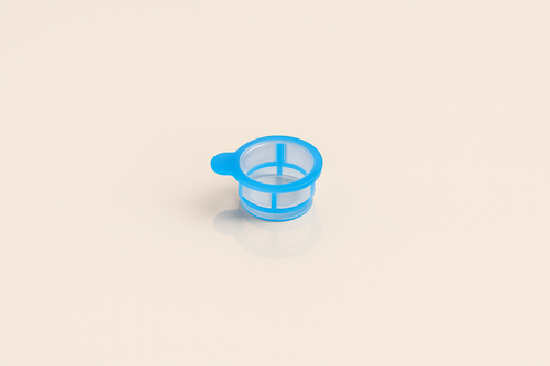 NEST 258369 40 µm Cell Strainer, Nylon Mesh, Blue, Fits 50 mL Conical Tubes, Individually Wrapped, Sterile